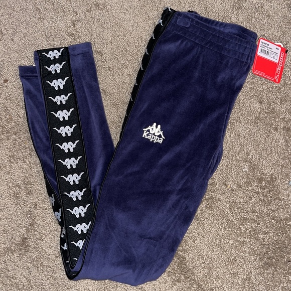 Purple velvet kappa leggings with matching bucket hat - Picture 2 of 3